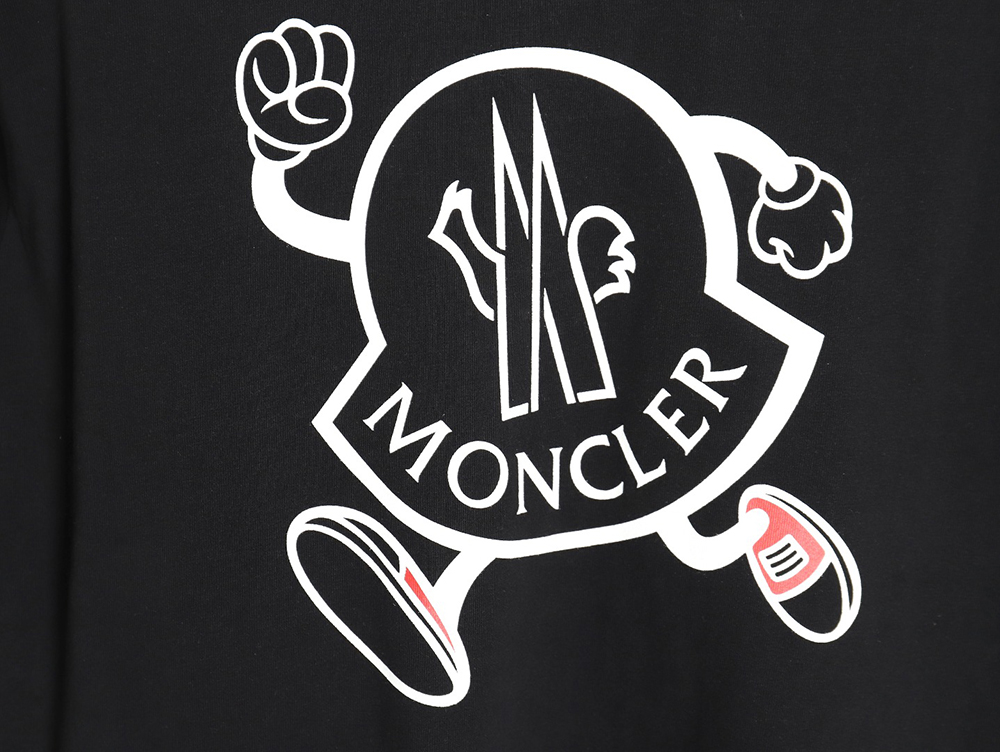 Moncler 24SS running man print short sleeve T-shirt TSK2