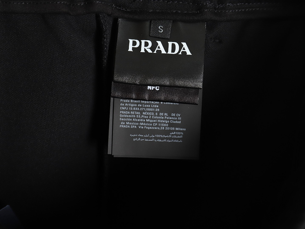 Prada PRD24SS Side Nylon Pocket Cotton Cargo Shorts
