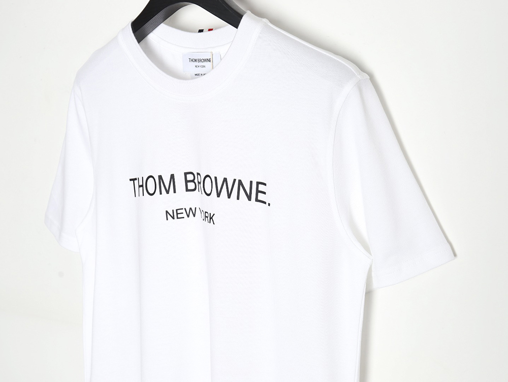 Thom Browne chest print basic os version short sleeve TSK1