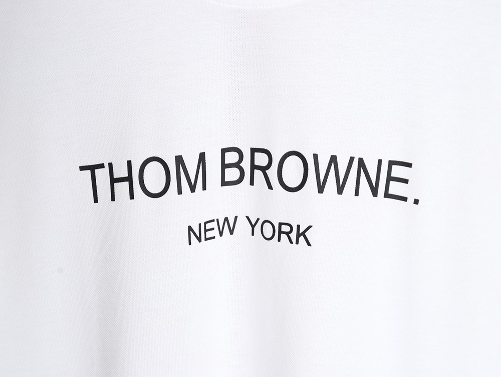 Thom Browne chest print basic os version short sleeve TSK1
