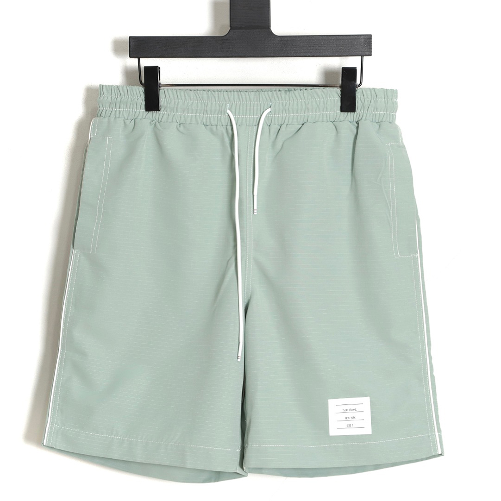 Thom Browne Line Nylon Woven Sports Shorts TSK1