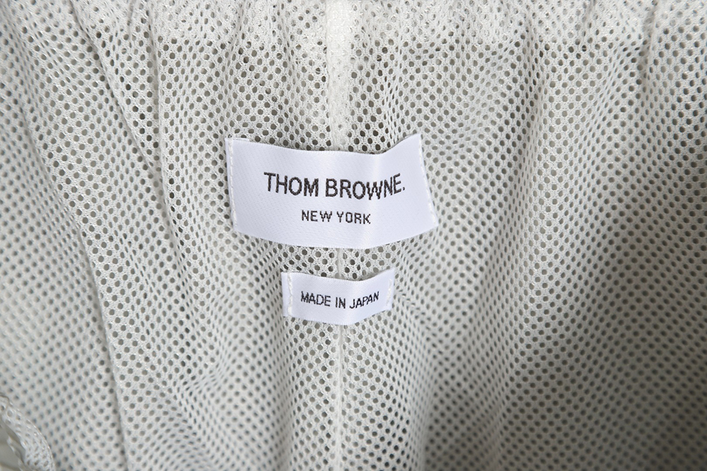 Thom Browne Line Nylon Woven Sports Shorts TSK2