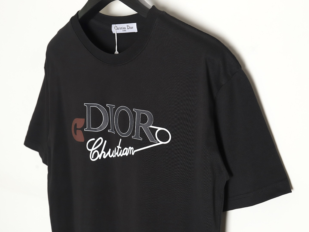 Dior 24SS safety pin short sleeve T-shirt