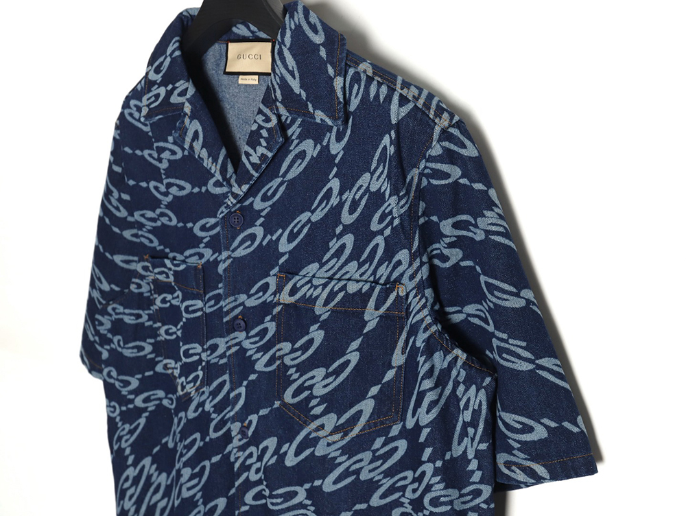 Gucci 24SS Spring and Summer New Classic Jacket Short Sleeve Shirt