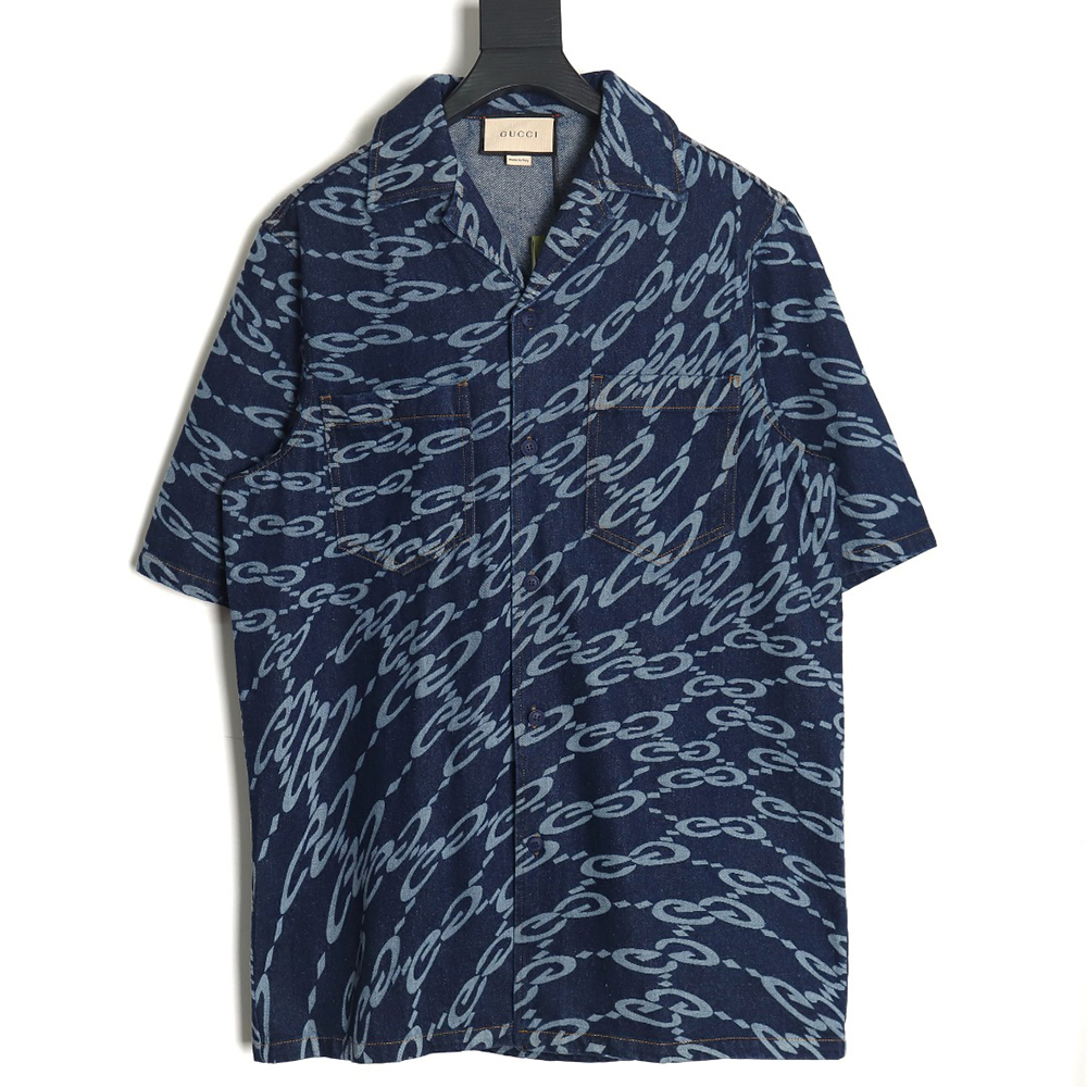 Gucci 24SS Spring and Summer New Classic Jacket Short Sleeve Shirt