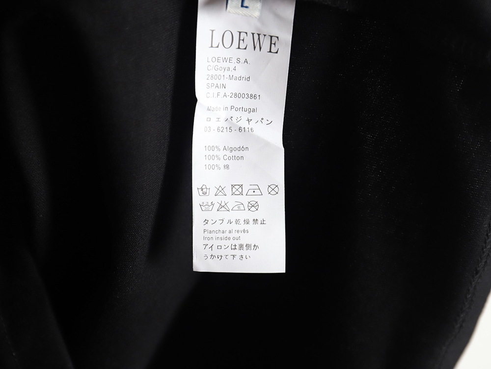 Loewe toothbrush logo short-sleeved T-shirt