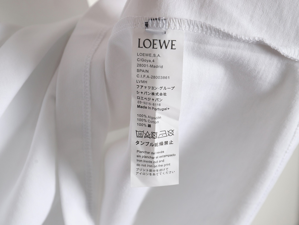 Loewe Suna Fujita Mandrake embroidered short sleeves