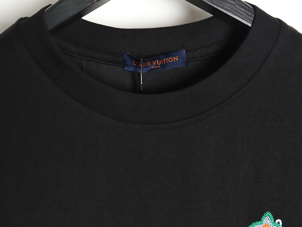 Louis Vuitton floral and monogrammed collar short