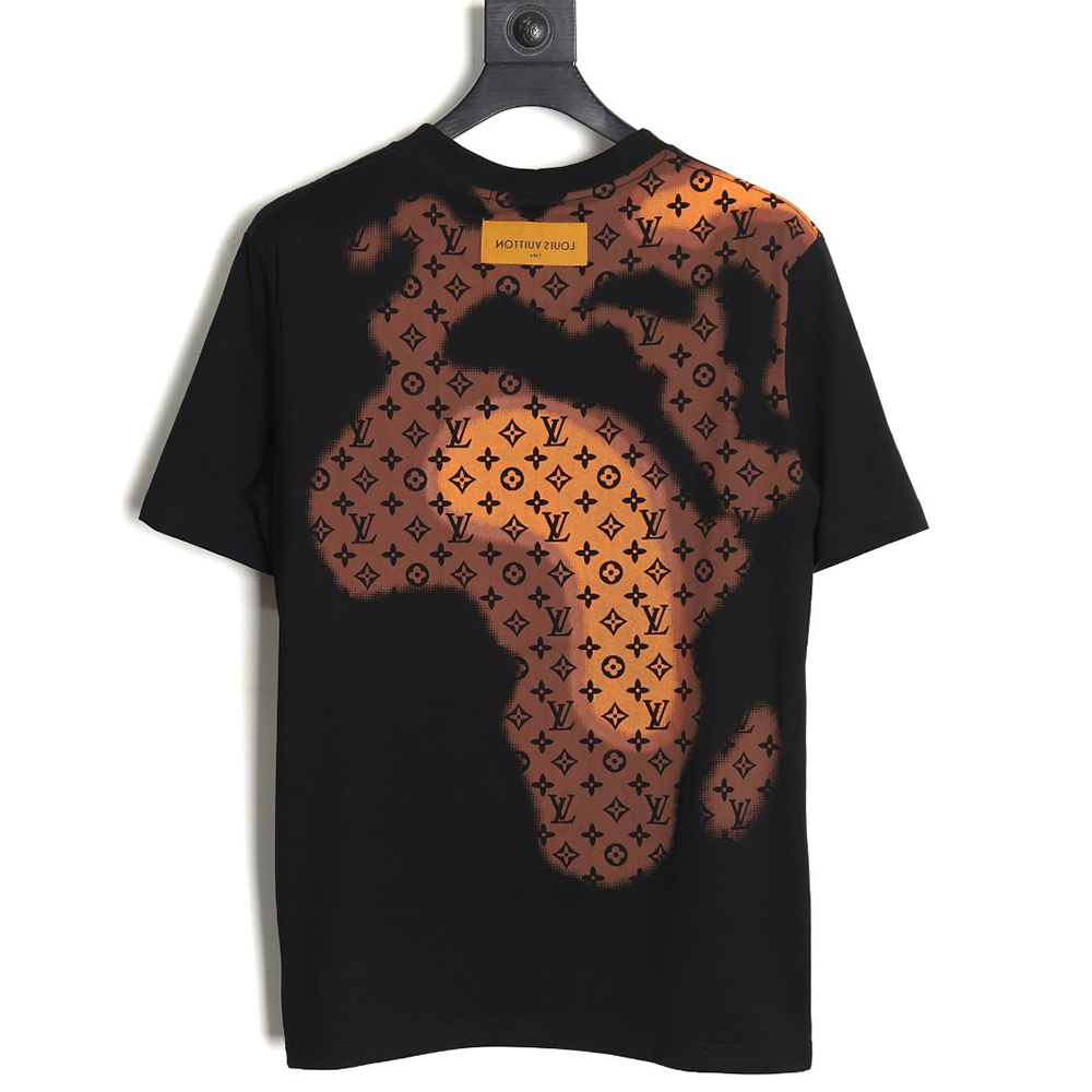 Louis Vuitton monogram gradient embroidered short-sleeved T-shirt