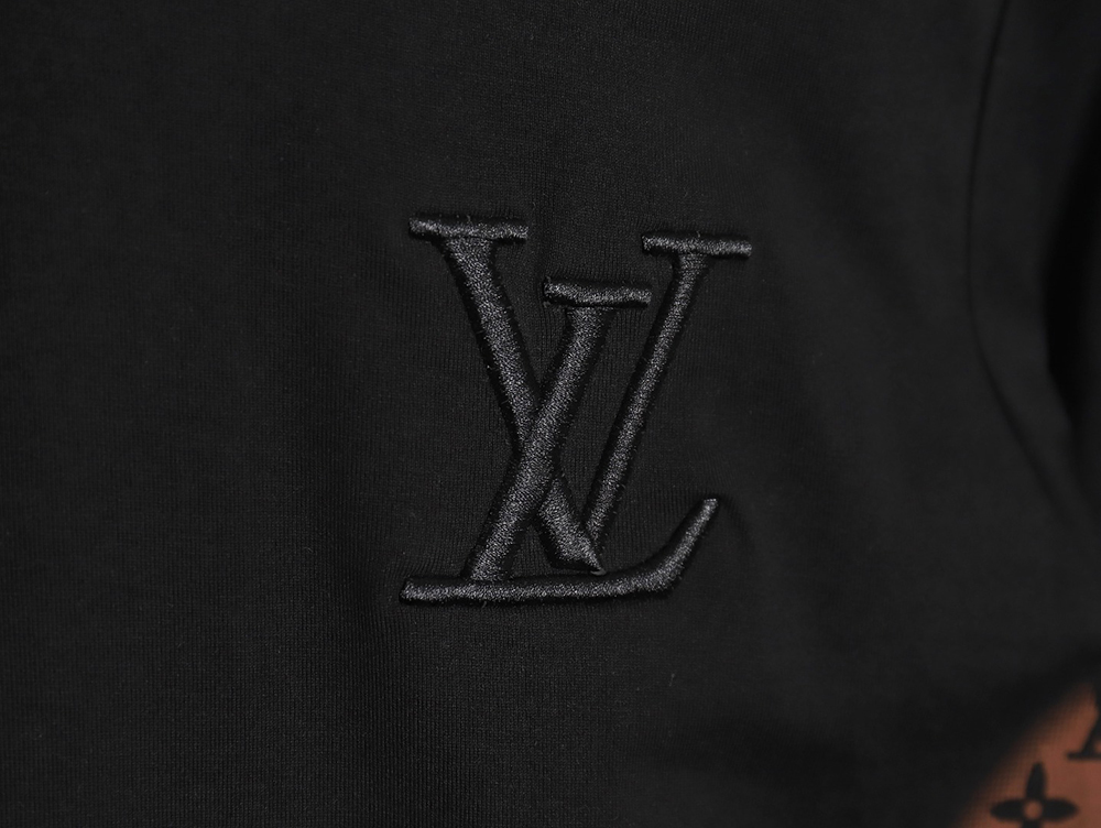 Louis Vuitton monogram gradient embroidered short-sleeved T-shirt