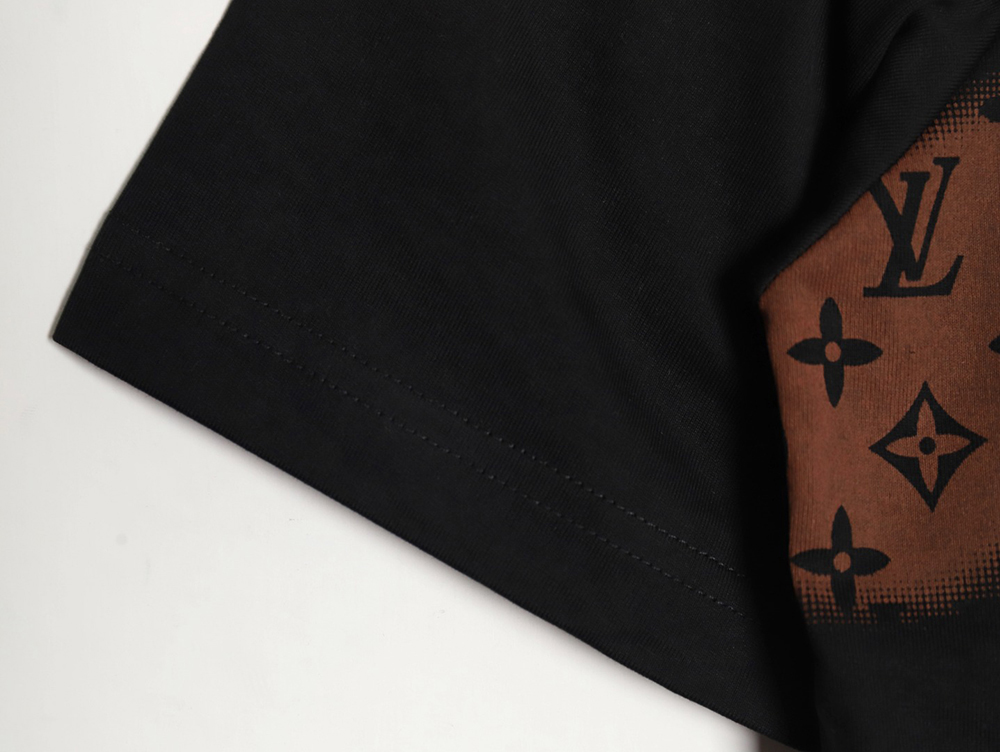 Louis Vuitton monogram gradient embroidered short-sleeved T-shirt