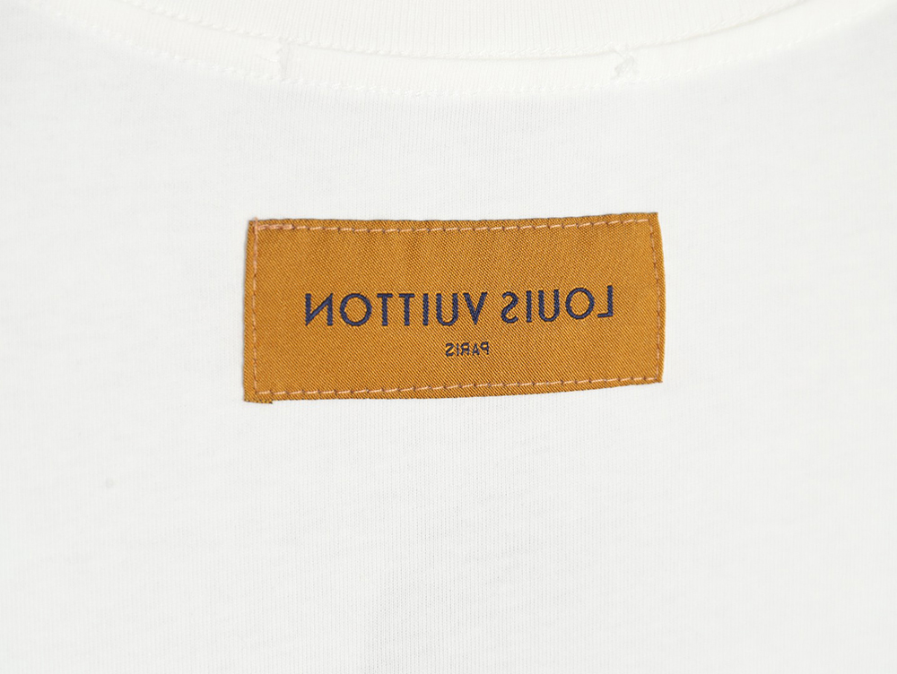 Louis Vuitton geometric neon print short-sleeved T-shirt