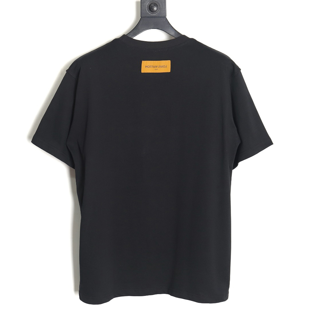 Louis Vuitton geometric neon print short-sleeved T-shirt