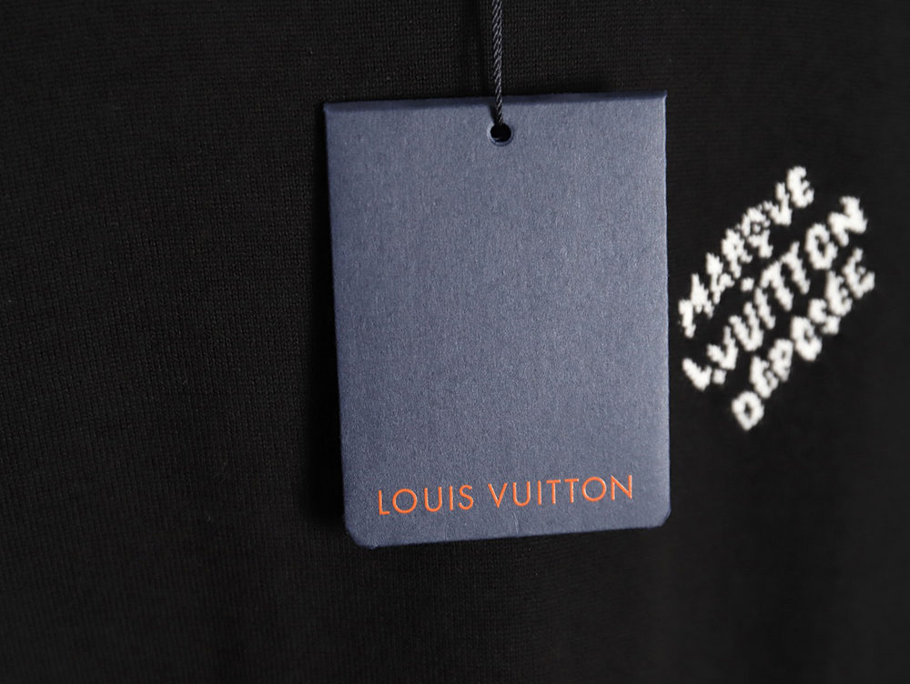 Louis Vuitton 24ss cuff monogram jacquard knitted short sleeves