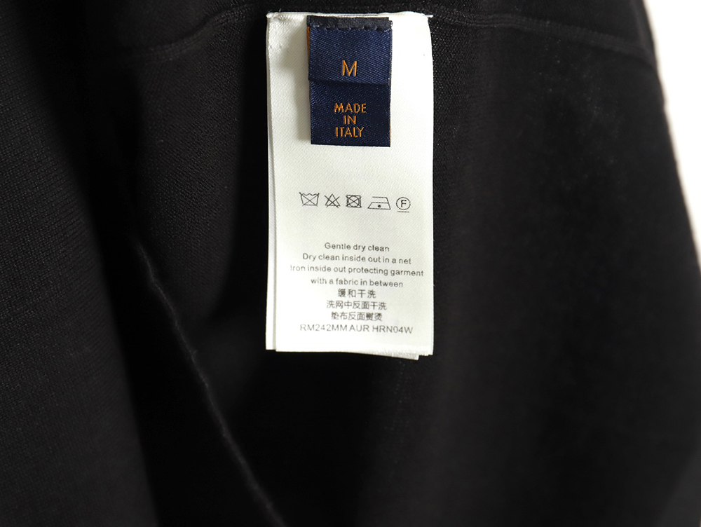 Louis Vuitton 24ss cuff monogram jacquard knitted short sleeves