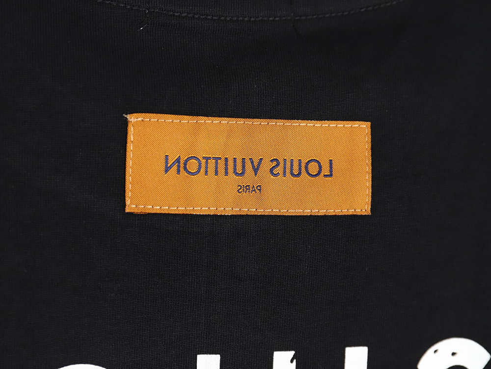 LV Chrome Hearts co-branded letter print short-sleeve