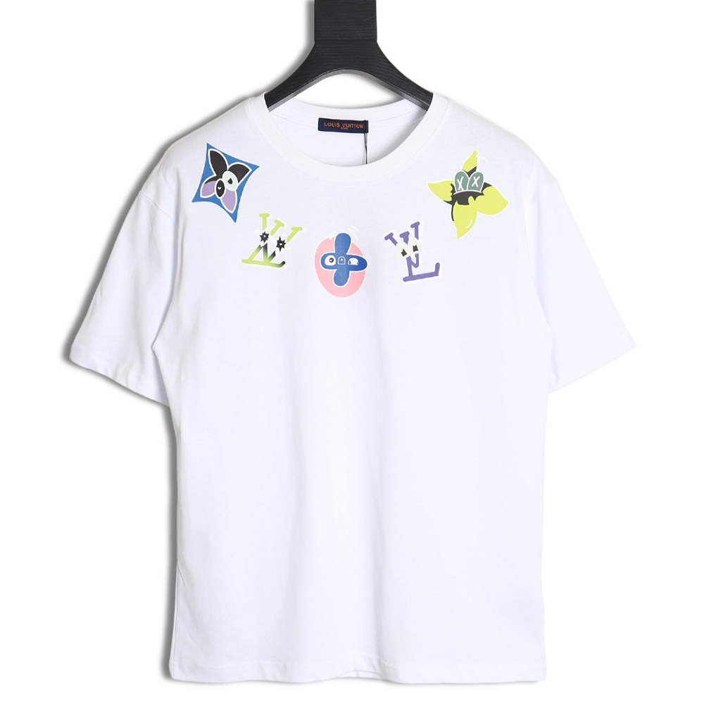Louis Vuitton 24SS cartoon logo short-sleeved T-shirt