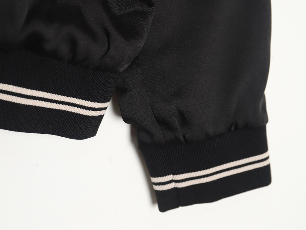 Prada 24SS mulberry silk ribbon hem hooded jacket