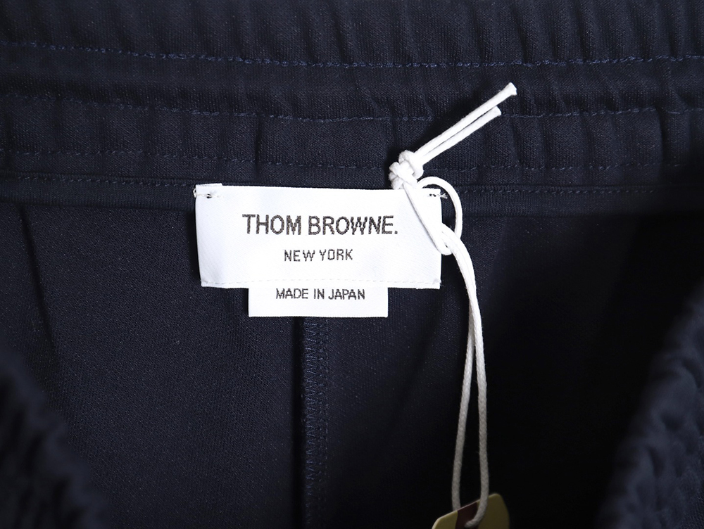 Thom Browne TB Side Four-Bar Yarn Dyed Shorts