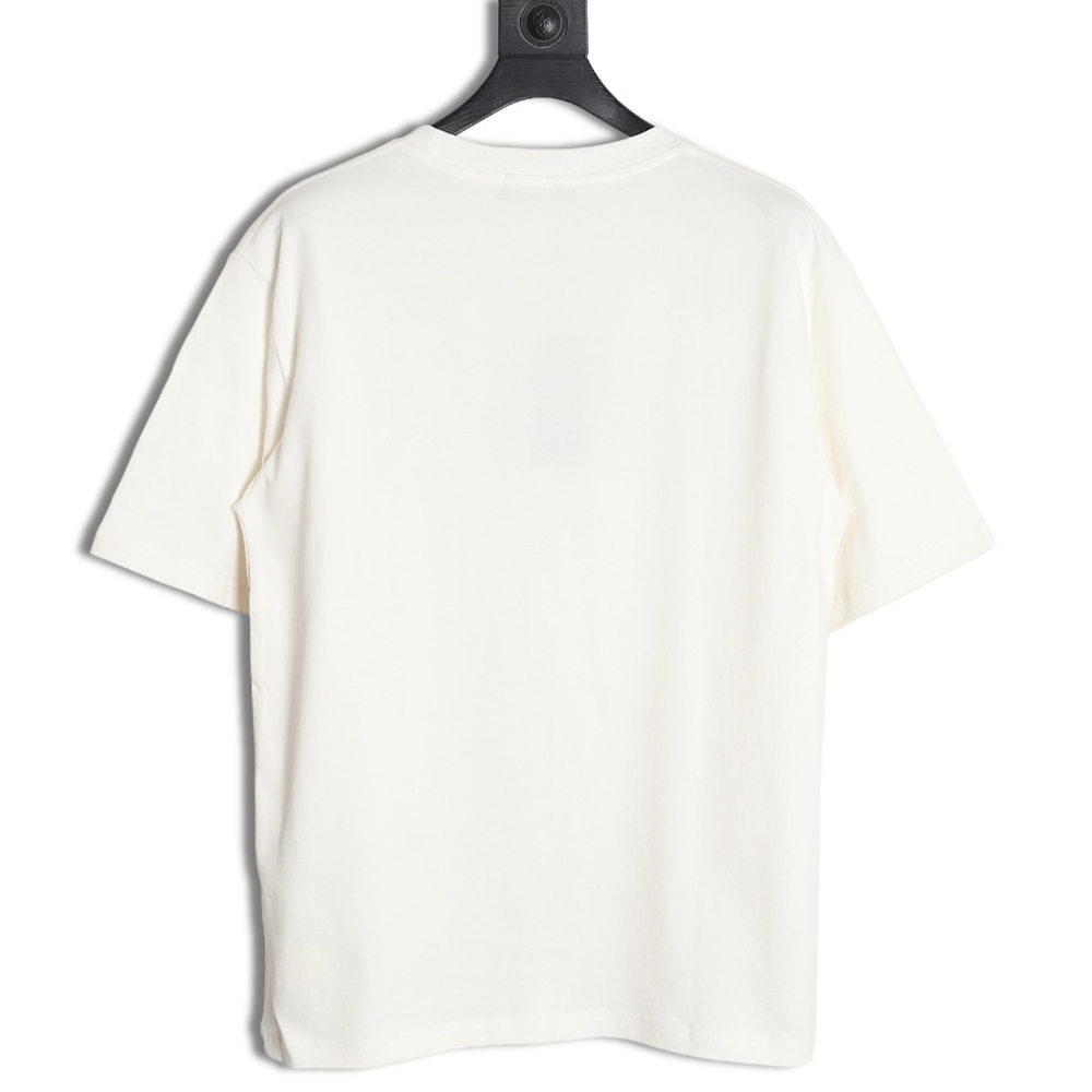 Fendi 24ss double F letter hand-painted gradient short-sleeved T-shirt