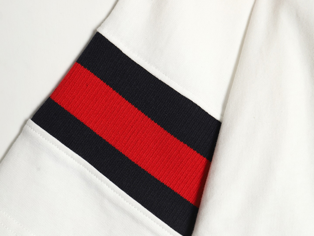 Gucci 23SS short-sleeved POLO shirt with webbing sleeves