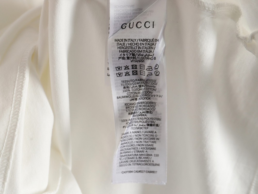Gucci 23SS short-sleeved POLO shirt with webbing sleeves