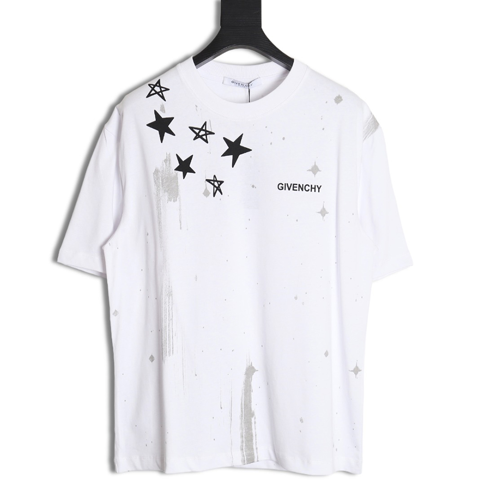 Givenchy star and letter print short sleeves