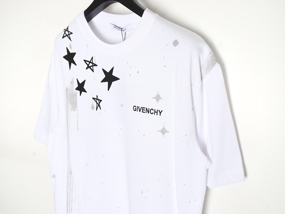 Givenchy star and letter print short sleeves