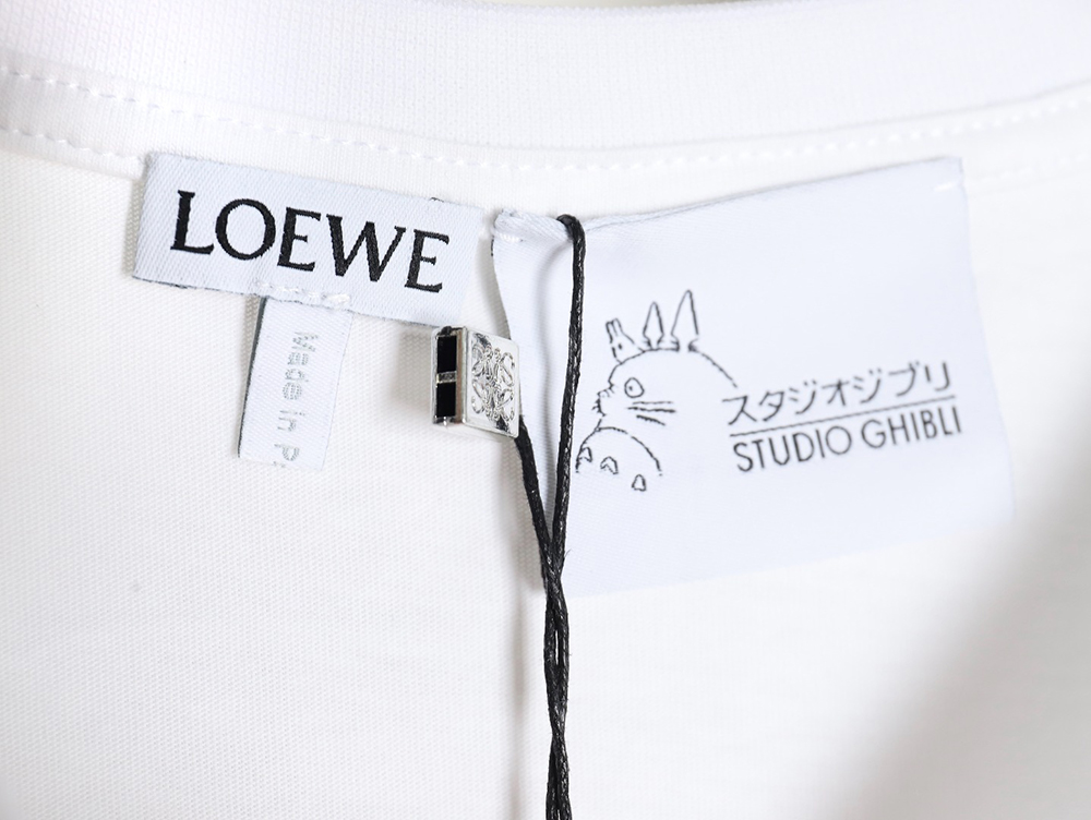 Loewe Totoro Limited Edition Pocket Embroidered Short Sleeve T-Shirt