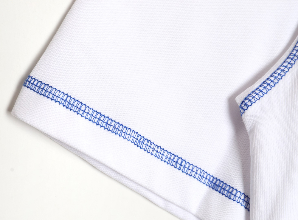 Loewe 24ss stitching rendering letter logo short sleeve