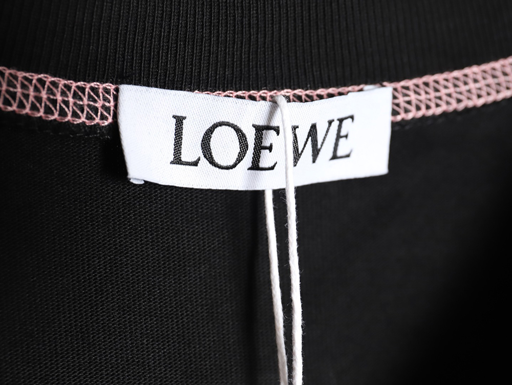 Loewe 24ss stitching rendering letter logo short sleeve_TSK1