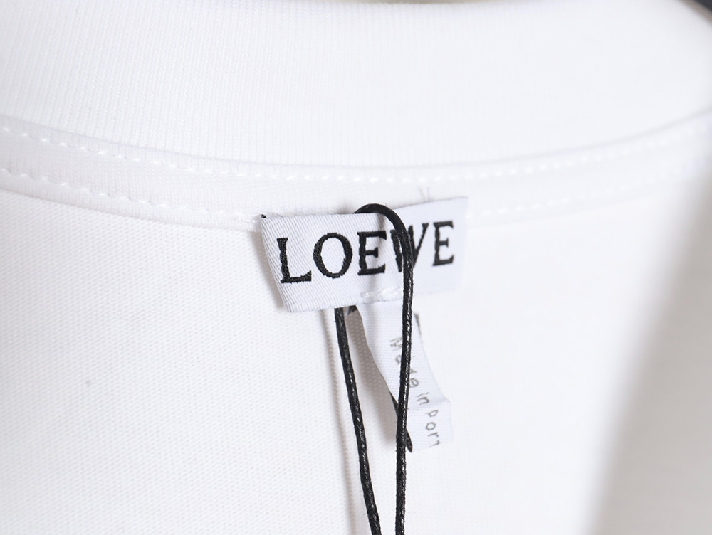 Loewe 24ss Dragon Year Limited Edition Logo Embroidered Short Sleeve T-shirt