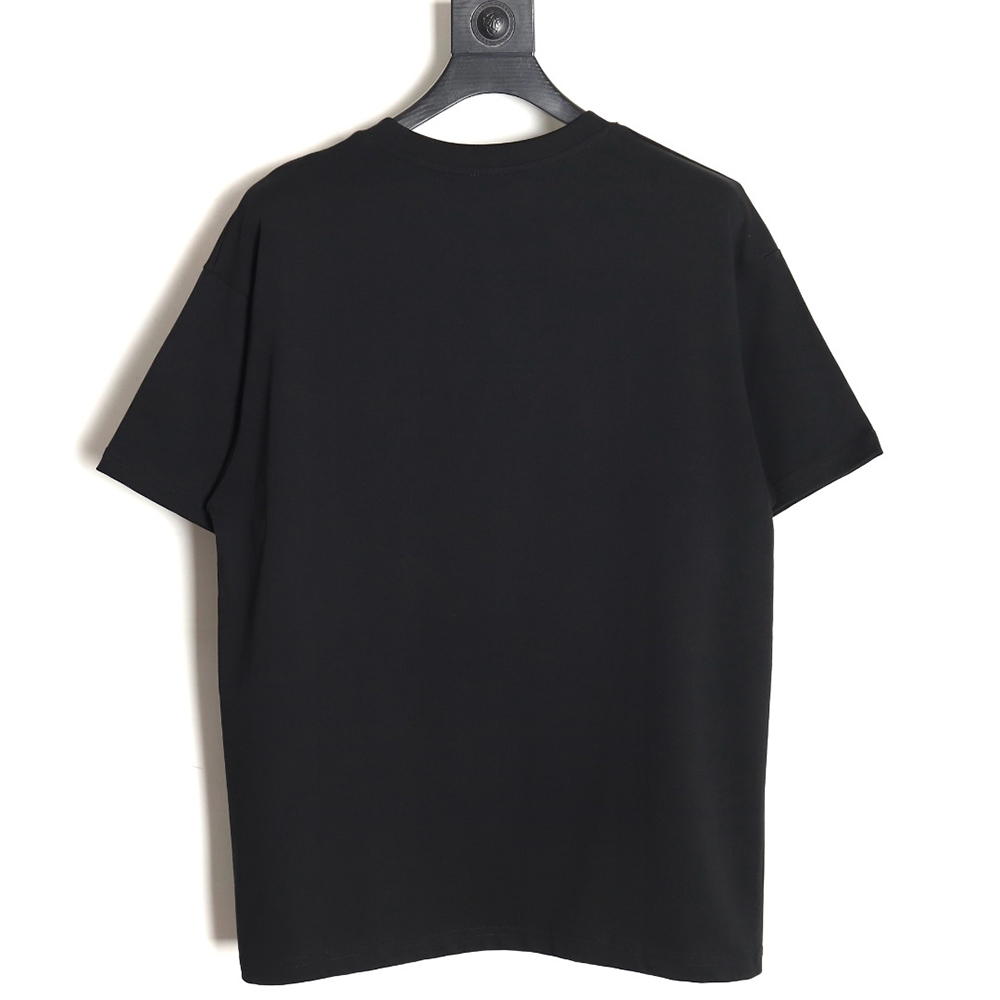 Loewe 24ss Dragon Year Limited Edition Logo Embroidered Short Sleeve T-shirt_TSK1