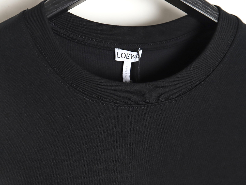 Loewe 24ss Dragon Year Limited Edition Logo Embroidered Short Sleeve T-shirt_TSK1