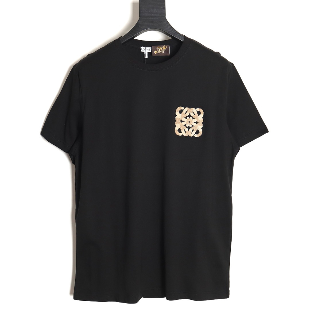 Loewe 24SS wool embroidered short-sleeved T-shirt_TSK1