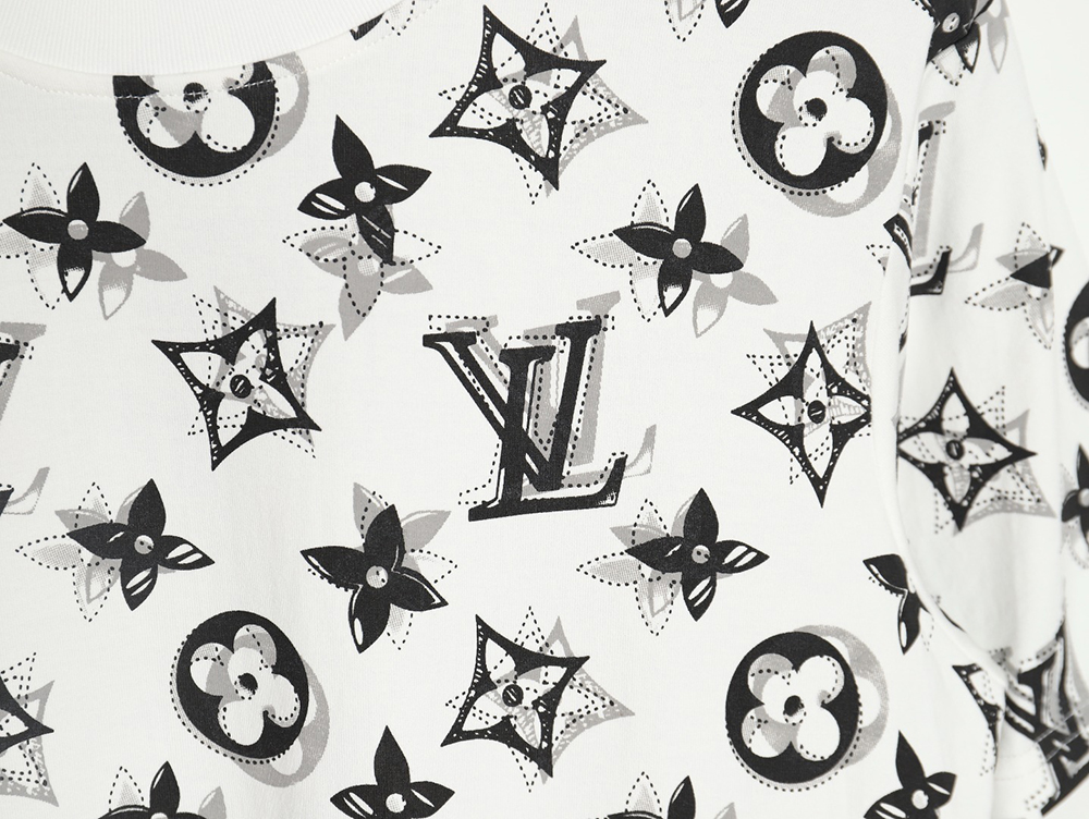 Louis Vuitton all over print shadow short sleeve