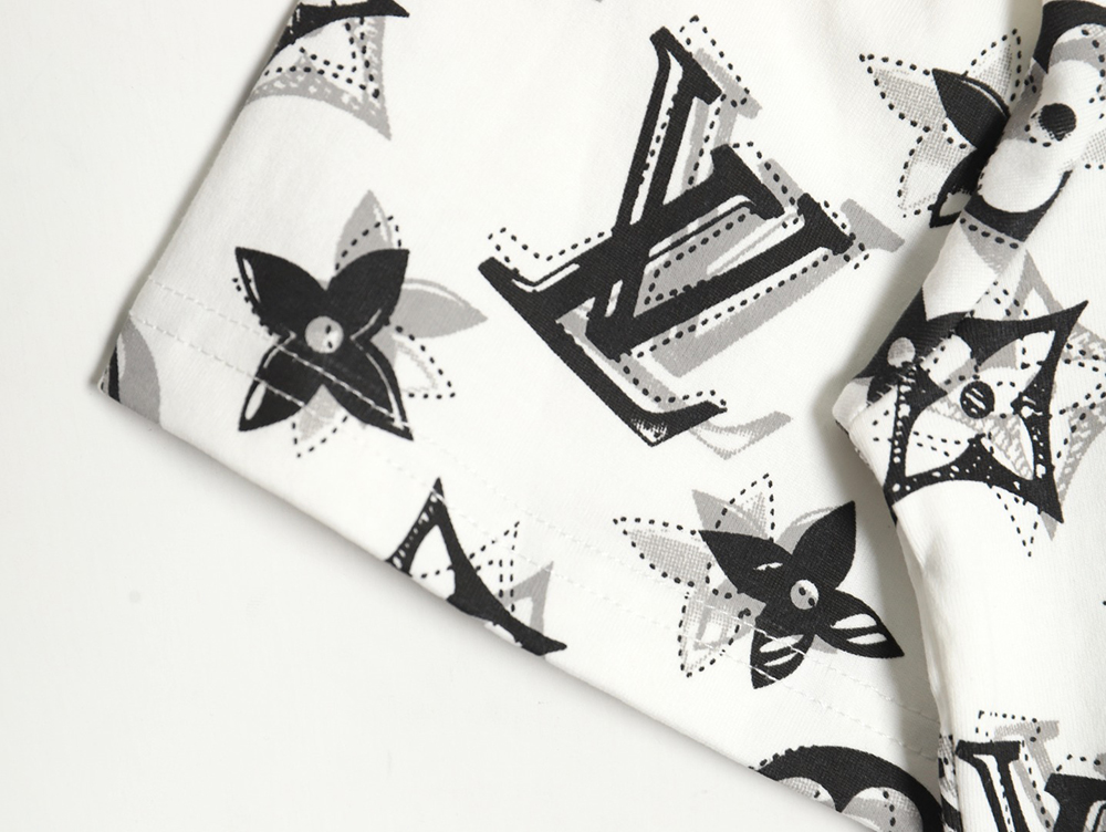 Louis Vuitton all over print shadow short sleeve