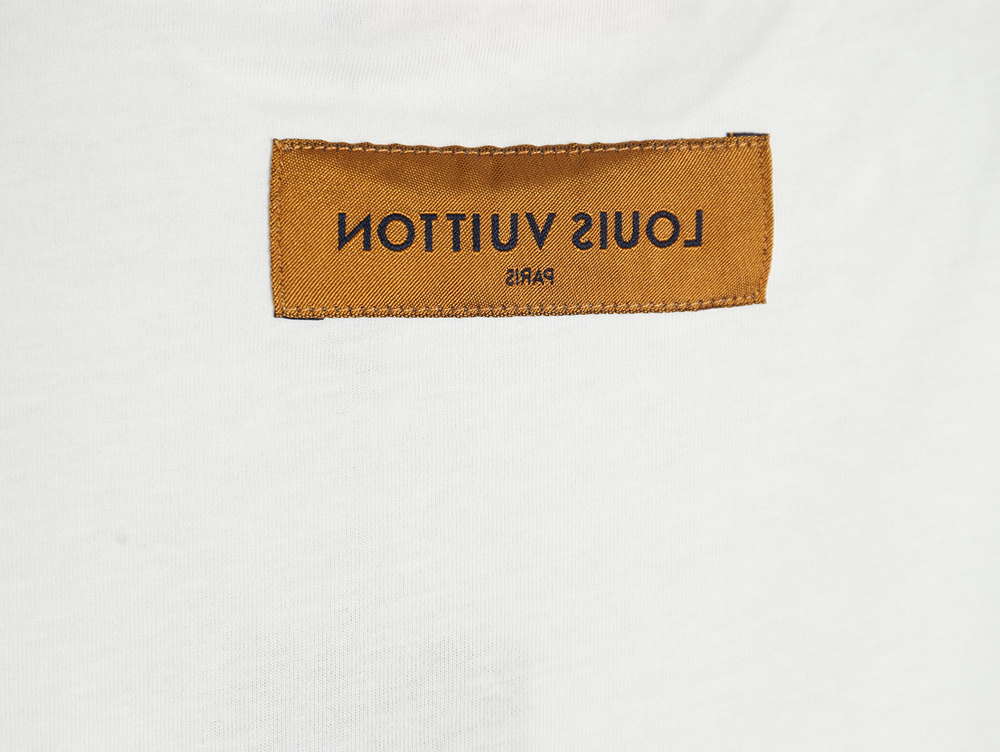 Louis Vuitton Letter LOGO Summer Couple Short Sleeve T-Shirt