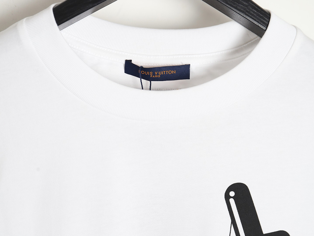 Louis Vuitton 21ss paratrooper print short sleeve