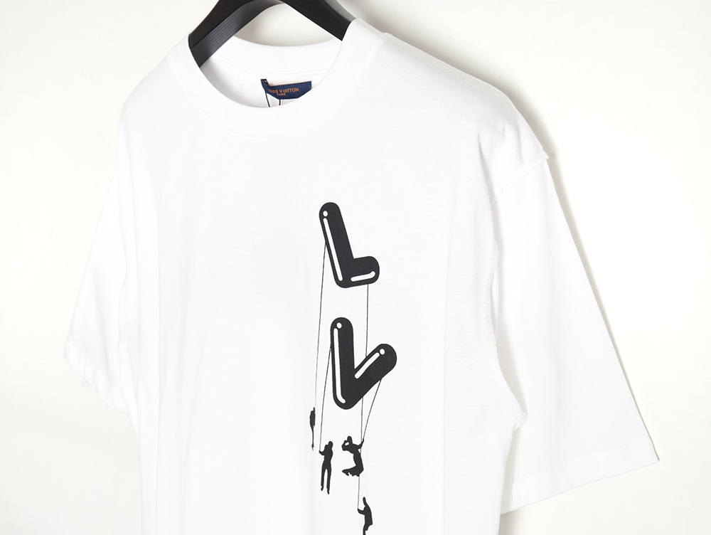 Louis Vuitton 21ss paratrooper print short sleeve