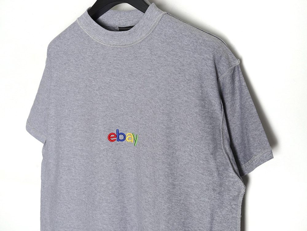 Balenciaga 24SS eBay embroidered short-sleeved T-shirt