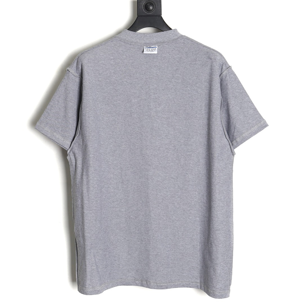 Balenciaga 24SS eBay embroidered short-sleeved T-shirt
