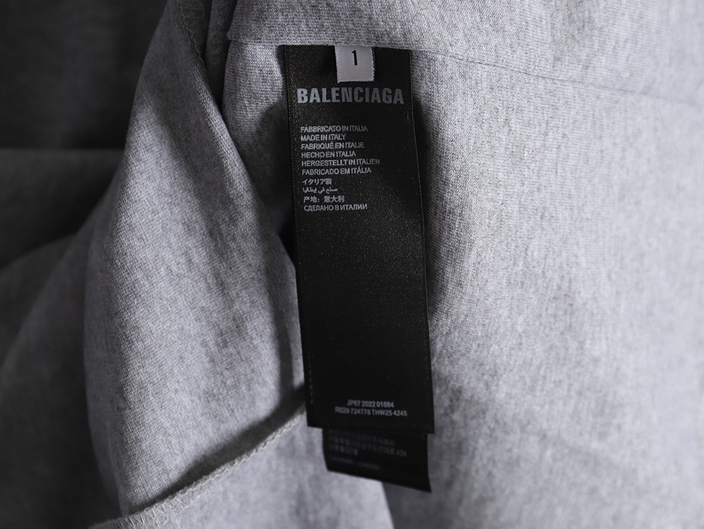 Balenciaga 24SS eBay embroidered short-sleeved T-shirt