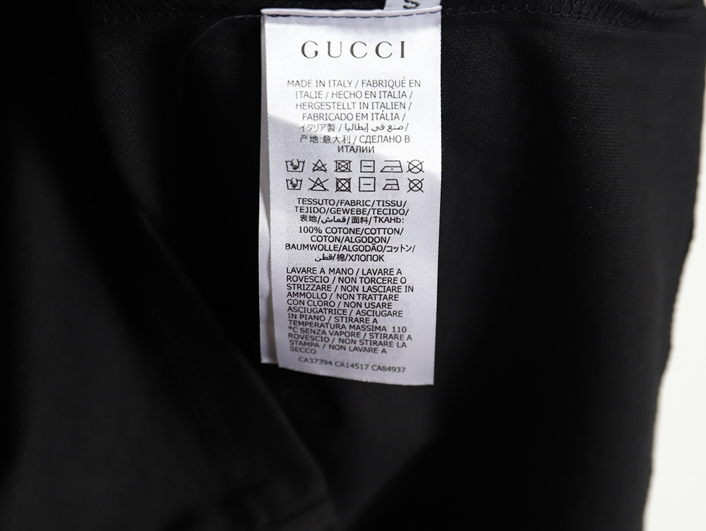 Gucci 24SS colorful lettering short-sleeved T-shirt_TSK1