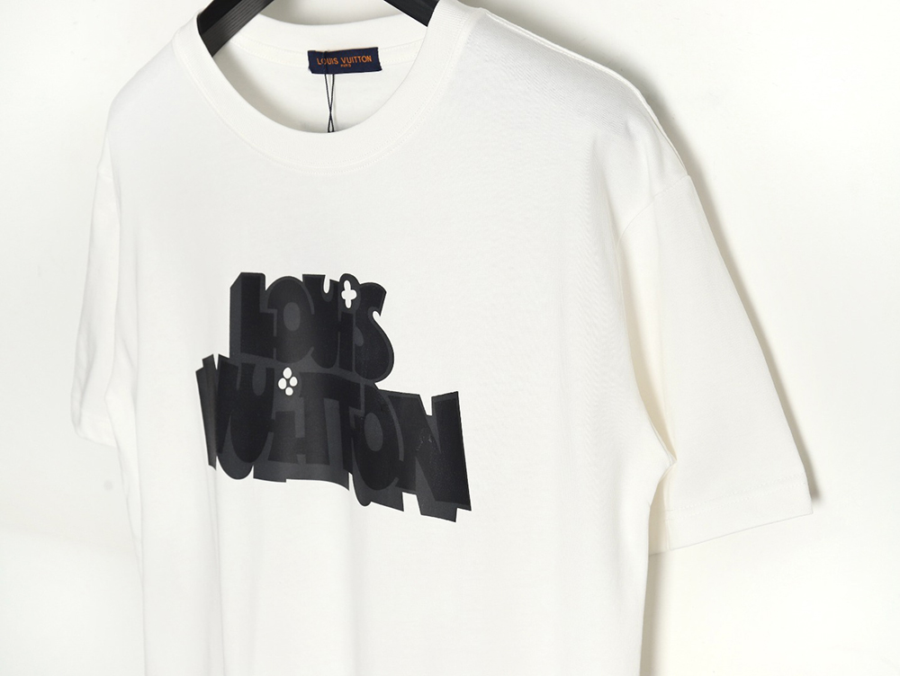 Louis Vuitton LV 24SS shadow letter short-sleeved T-shirt