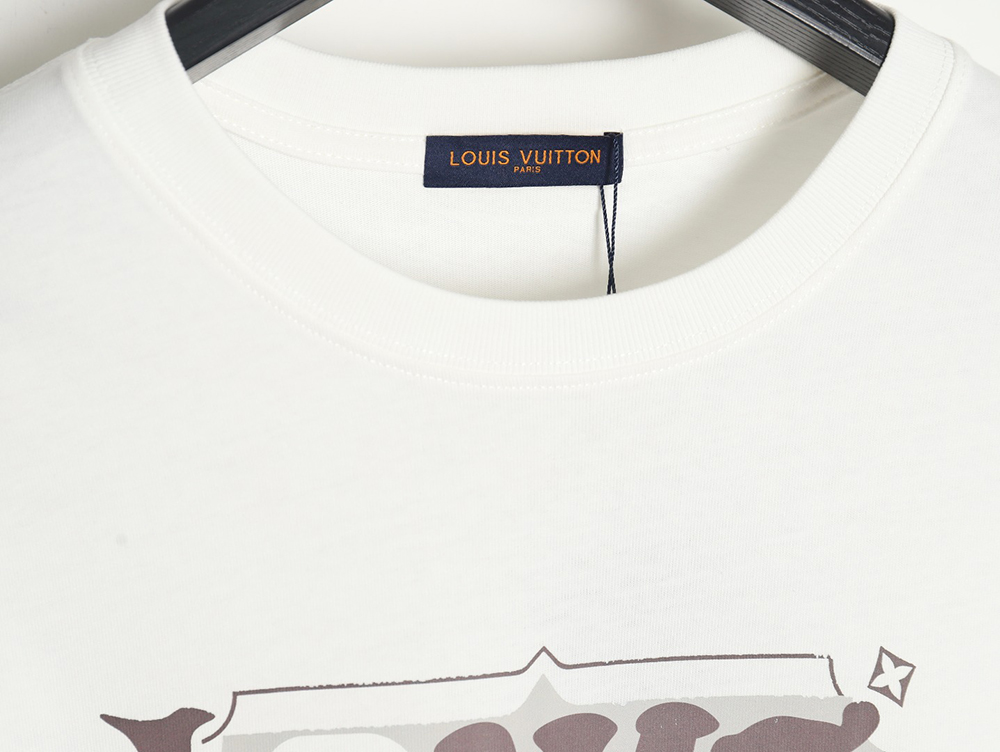 Louis Vuitton LV24SS block letter short-sleeved T-shirt