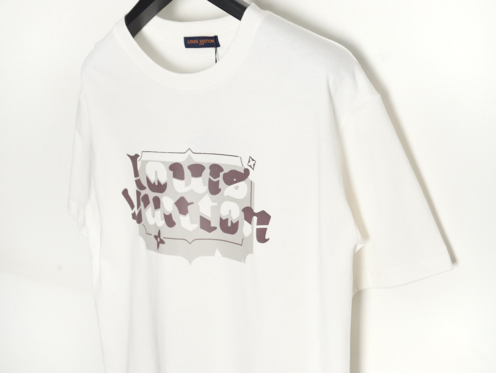 Louis Vuitton LV24SS block letter short-sleeved T-shirt