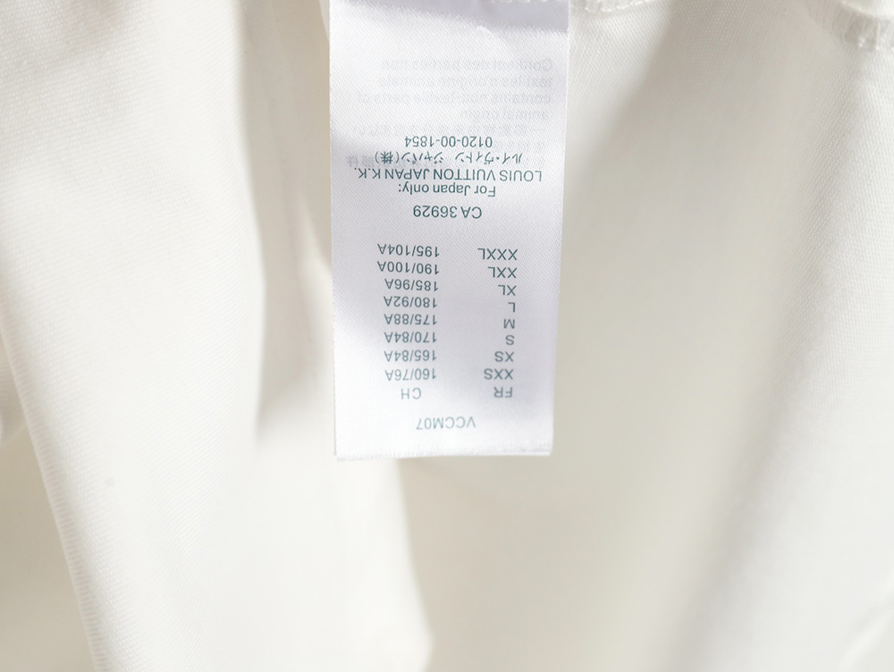 Louis Vuitton LV24SS block letter short-sleeved T-shirt