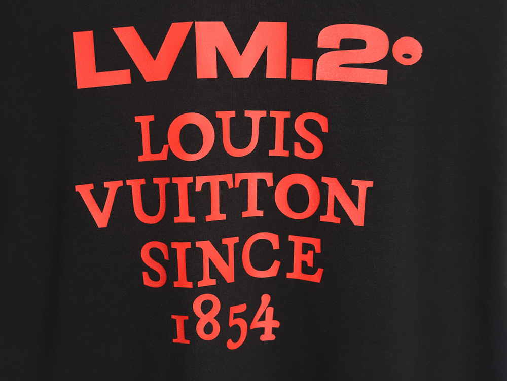 Louis Vuitton LV 24SS red letter short-sleeved T-shirt_TSK1
