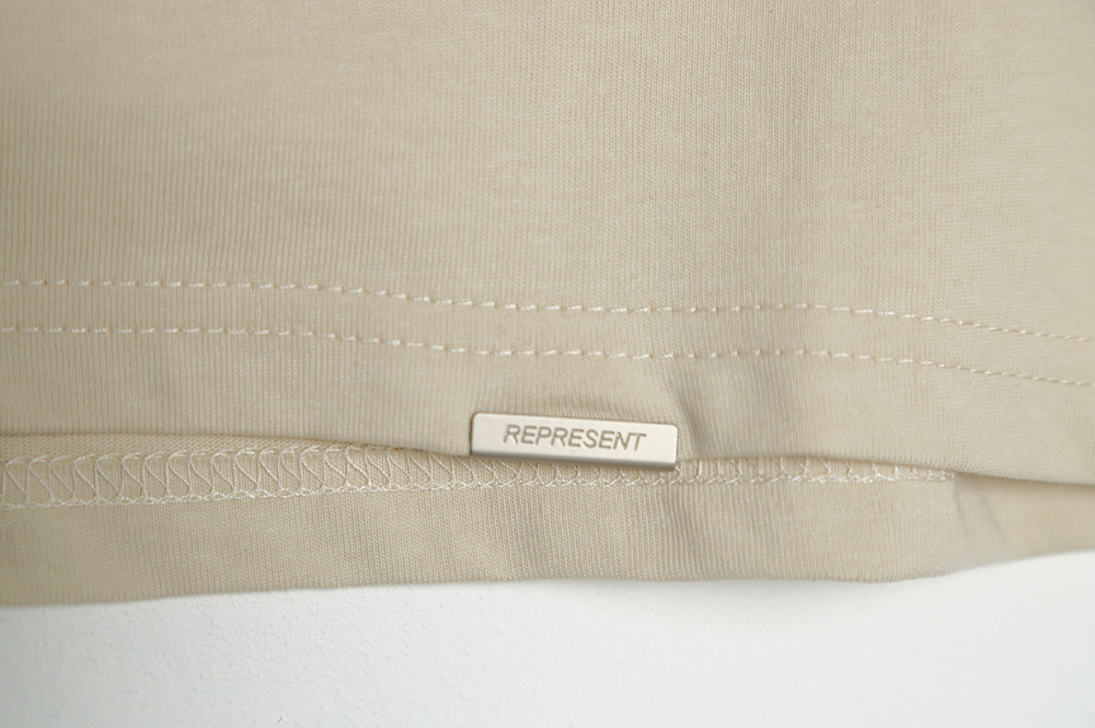 REPRESENT shark distressed washed short sleeves